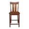 International Concepts Ava Solid Wood Counter Height Bar Stool - 24" Seat Height - Espresso S581-132 - alternate 5